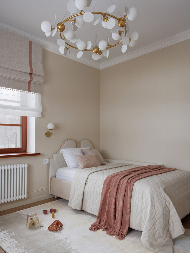 Фотография: Детская в стиле Современный, Дом, Проект дня, Дом и дача, Казань, Кирпичный дом, 4 и больше, Более 90 метров, классический с современными элементами, Айгуль Калимуллина – фото на INMYROOM