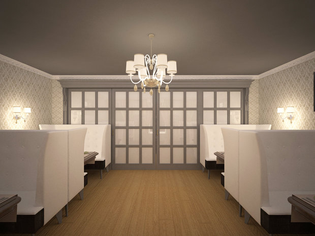 Фото из портфолио VIP зал ресторана – фотографии дизайна интерьеров на INMYROOM