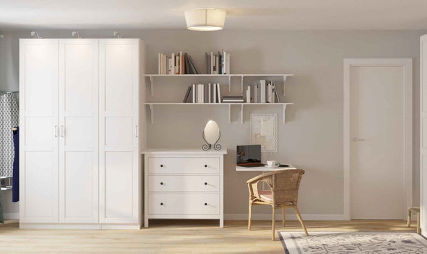 Фотография: Кабинет в стиле Скандинавский, Гид, ИКЕА, П-44 – фото на INMYROOM