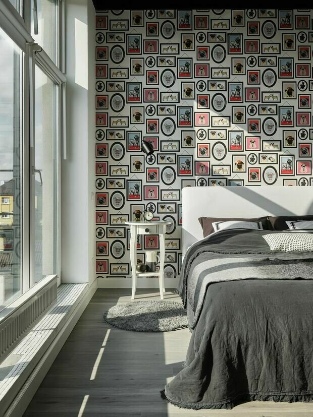 Фотография: Спальня в стиле Скандинавский, Современный, Эклектика, Проект недели, Таунхаус, 4 и больше, Более 90 метров, Тюмень – фото на INMYROOM