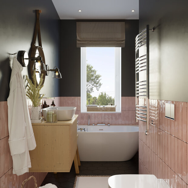 Фотография: Ванная в стиле Современный, Квартира, Проект недели, Москва, 3 комнаты, Более 90 метров, Наталия Васильева – фото на INMYROOM