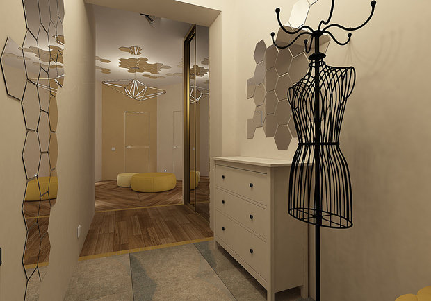 Фото из портфолио 100кв. м на ул. Салтыковской г. Москва – фотографии дизайна интерьеров на INMYROOM