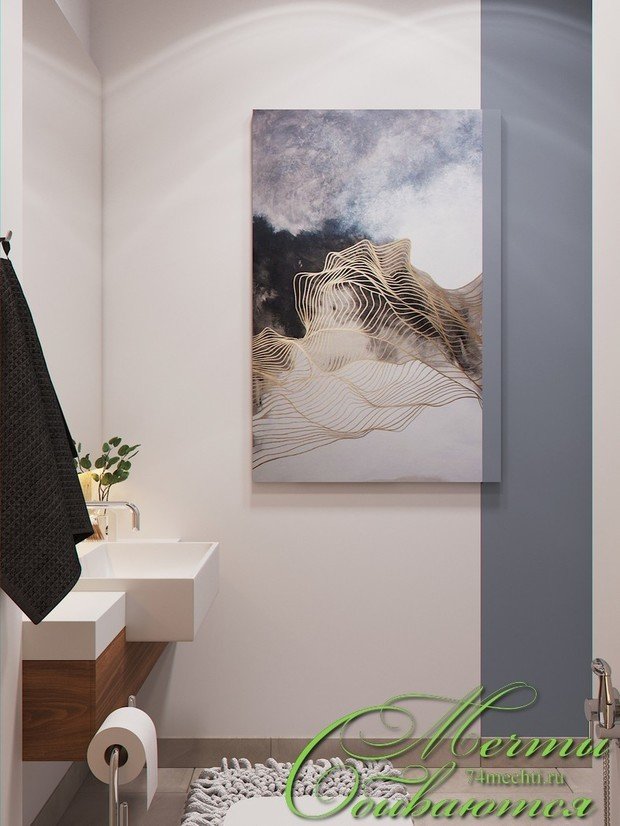 Фото из портфолио Лёгкая неоклассика в ванных комнатах – фотографии дизайна интерьеров на INMYROOM