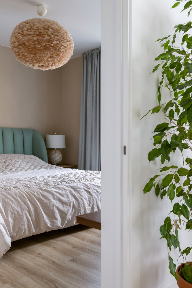 Фотография: Спальня в стиле Скандинавский, Эклектика, Проект недели, Санкт-Петербург, Эко, 3 комнаты, 60-90 метров, I am design studio – фото на INMYROOM