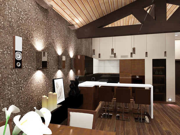 Фотография: Кухня и столовая в стиле Современный, Эклектика – фото на INMYROOM