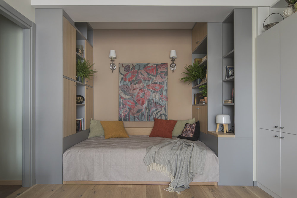 Фотография: Гостиная в стиле Современный, Прованс и Кантри, Квартира, Проект недели, Москва, 2 комнаты, 60-90 метров, Наталия Суслина – фото на INMYROOM Фотография: Гостиная в стиле Современный, Прованс и Кантри, Квартира, Проект недели, Москва, 2 комнаты, 60-90 метров, Наталия Суслина – фото на INMYROOM