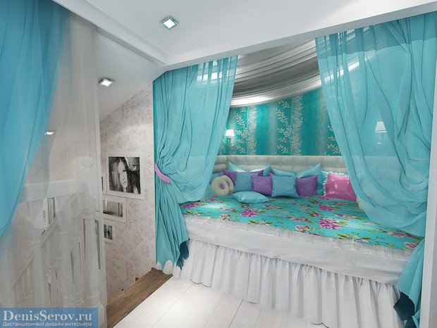 Фото из портфолио Спальня в загородном доме, современная классика – фотографии дизайна интерьеров на INMYROOM