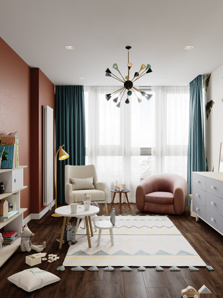 Фотография: Детская в стиле Современный, Квартира, Проект недели, Санкт-Петербург, 4 и больше, Более 90 метров, Монолитно-кирпичный, VizDiz, Илона Ореховская – фото на INMYROOM Фотография: Детская в стиле Современный, Квартира, Проект недели, Санкт-Петербург, 4 и больше, Более 90 метров, Монолитно-кирпичный, VizDiz, Илона Ореховская – фото на INMYROOM