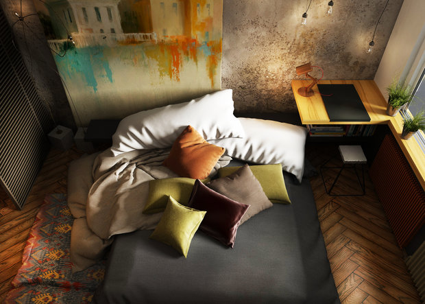 Фото из портфолио Industrial style – фотографии дизайна интерьеров на INMYROOM