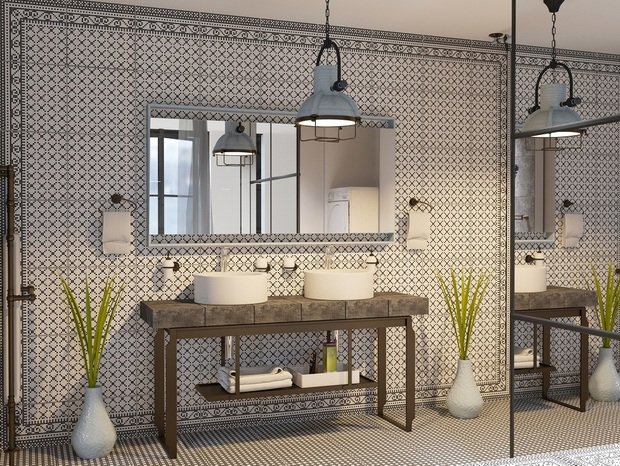 Фото из портфолио богемная квартира с использованием белорусского керамогранита и плитки – фотографии дизайна интерьеров на INMYROOM