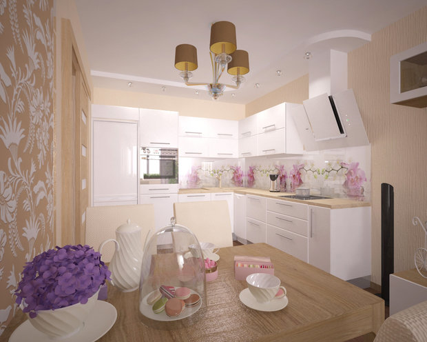 Фото из портфолио Квартира 68 кв.м. в г.Ханты-Мансийск – фотографии дизайна интерьеров на INMYROOM