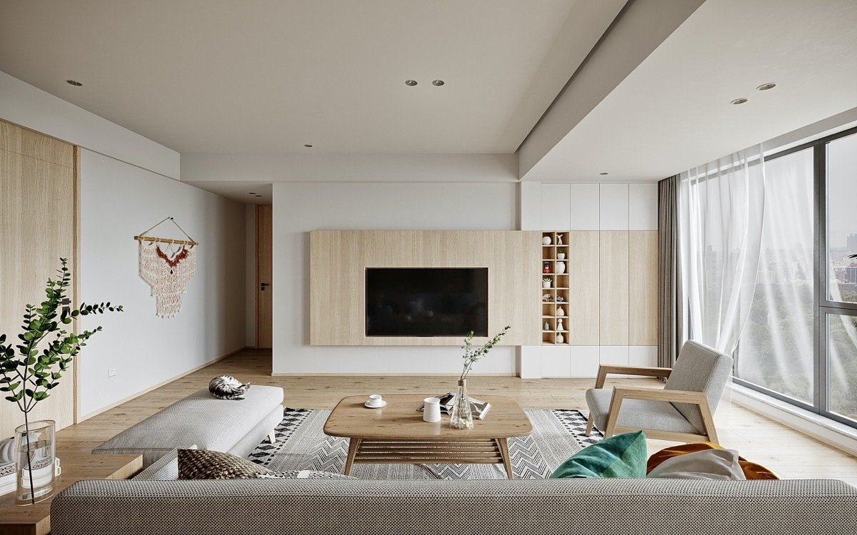 Фото из портфолио Безмятежно стильный интерьер в белых и деревянных тонах – фотографии дизайна интерьеров на INMYROOM Фото из портфолио Безмятежно стильный интерьер в белых и деревянных тонах – фотографии дизайна интерьеров на INMYROOM