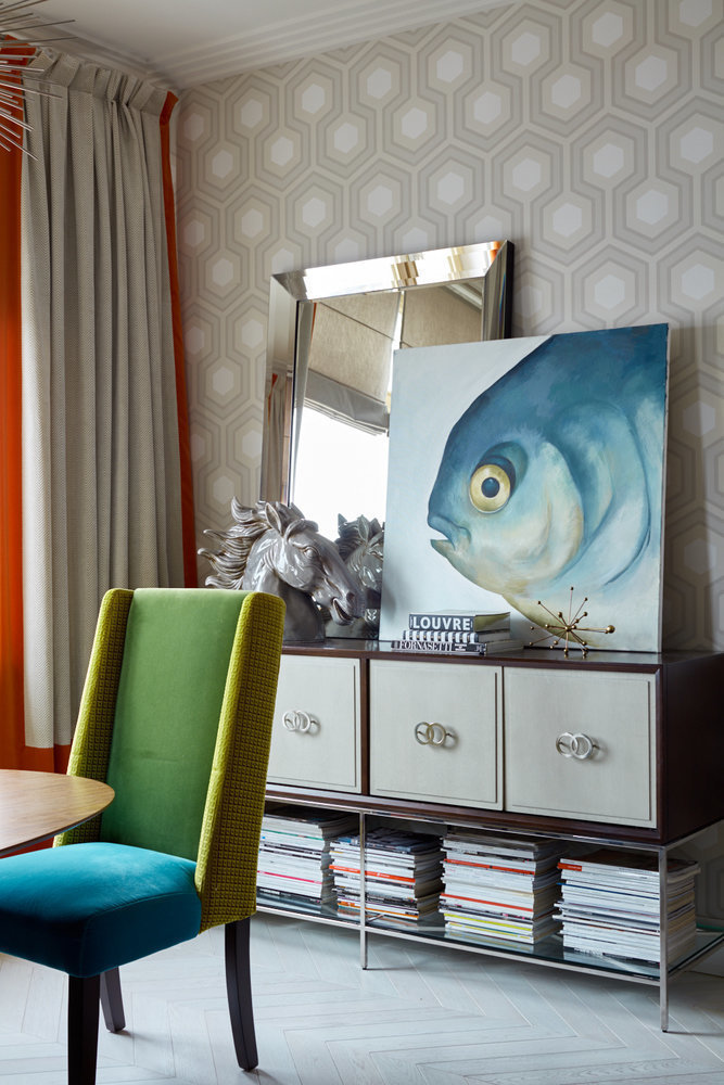 Фотография: Декор в стиле Эклектика, Квартира, Проект недели, Москва, 4 и больше, Более 90 метров, Монолитно-кирпичный, Марина Жукова – фото на INMYROOM