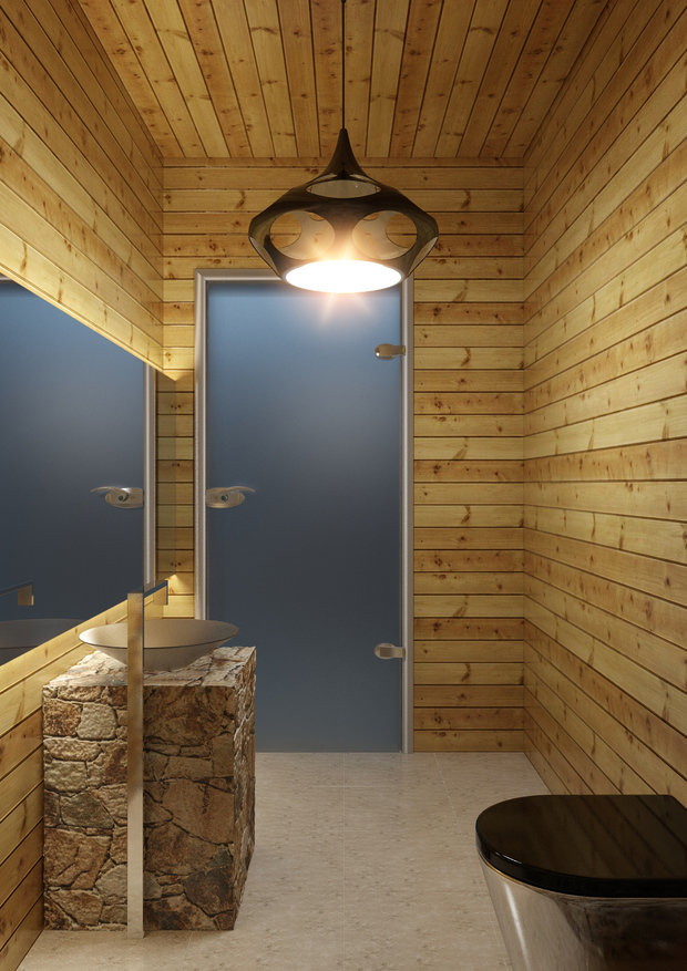 Фото из портфолио Дизайн банного комплекса – фотографии дизайна интерьеров на INMYROOM