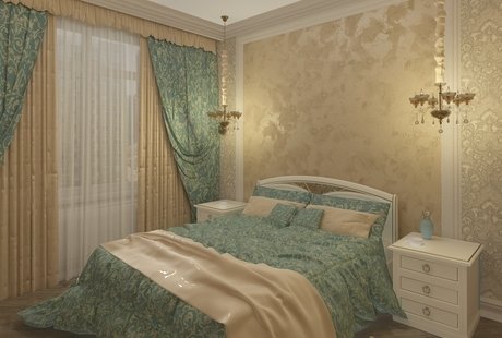 Дизайн проект спальни г Москва Неоклассика