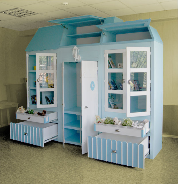 Фото из портфолио Детские шкафы-домики – фотографии дизайна интерьеров на INMYROOM