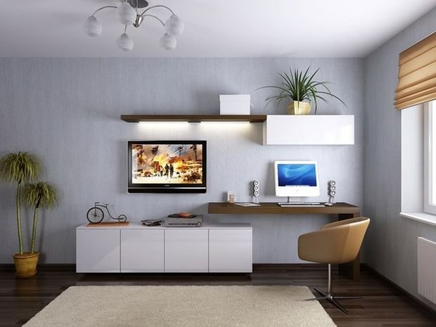 Фотография: Кабинет в стиле Современный, Гостиная, Декор интерьера, Квартира, Студия, Дом – фото на InMyRoom.ru