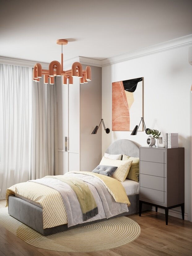 Фото из портфолио Квартира в ЖК «Символ», 90 м² – фотографии дизайна интерьеров на INMYROOM