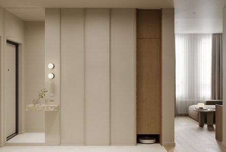 Квартира в ЖК Дзен-кварталы (Прихожая)