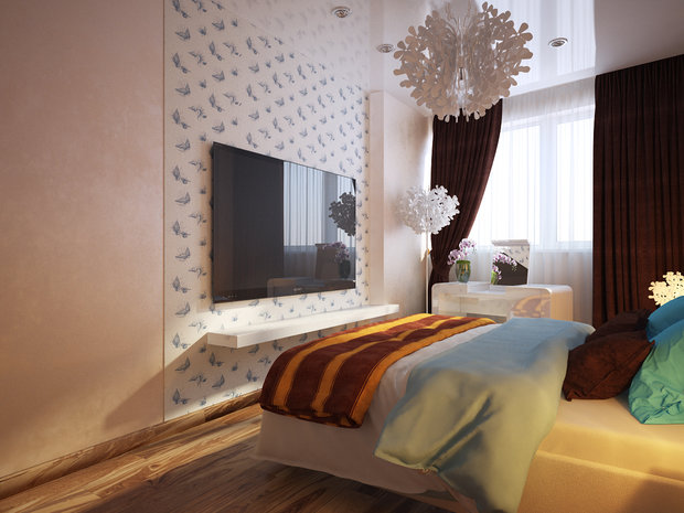 Фото из портфолио спальня с кораллами – фотографии дизайна интерьеров на INMYROOM