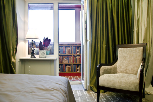 Фото из портфолио Проект «Викторианская спальня в клетку» – фотографии дизайна интерьеров на INMYROOM