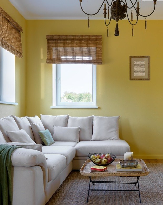 Фотография: Гостиная в стиле Минимализм, Эко, Прованс и Кантри, Дом, Проект недели, Дача, Дом и дача, Московская область, Ольга Шаповалова, Сергей Красюк, Кирпичный дом, INMYROOM_ВИДЕО, INMYROOM TV – фото на INMYROOM