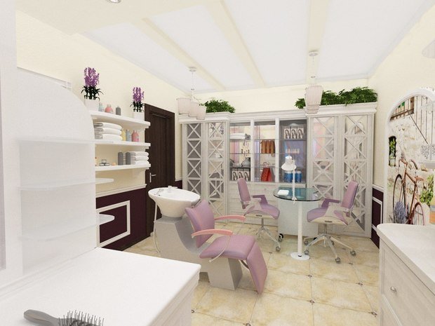 Фото из портфолио Салон красоты в пос. Солнечном. – фотографии дизайна интерьеров на INMYROOM