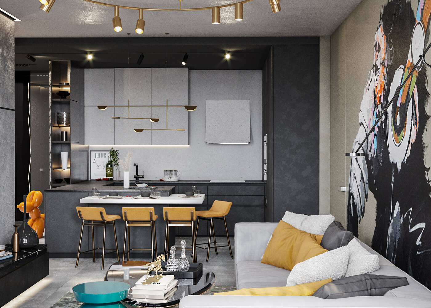 Фото из портфолио Квартира в Москве в ЖК HEADLINER – фотографии дизайна интерьеров на INMYROOM Фото из портфолио Квартира в Москве в ЖК HEADLINER – фотографии дизайна интерьеров на INMYROOM