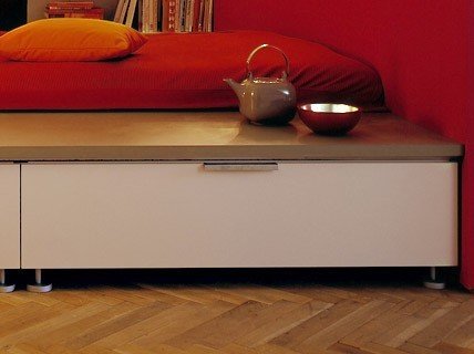 Фотография: Спальня в стиле Современный, Минимализм, Квартира, Дома и квартиры, Переделка – фото на INMYROOM