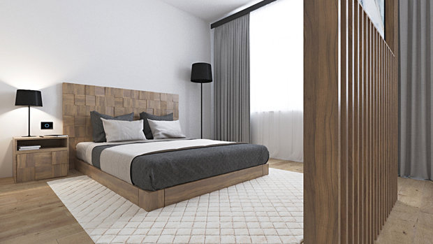 Фотография: Спальня в стиле Минимализм, Эко – фото на INMYROOM