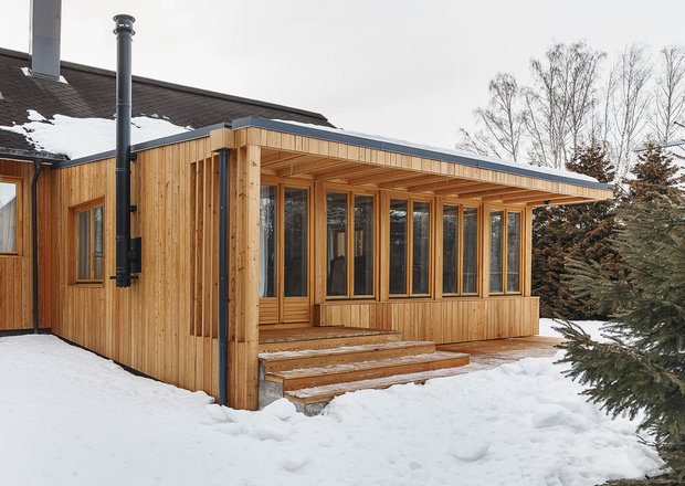 Фотография:  в стиле , Эклектика, Дом, Проект недели, Дача, Дом и дача, как оформить деревянный дом, Таруса, Калужская область, Алексей Дунаев, Марианна Запольская, ПРОЕКТ905, перестройка дачи, пристройки к даче – фото на INMYROOM