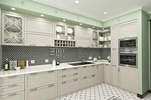 Фотография: Кухня и столовая в стиле Прованс и Кантри – фото на INMYROOM