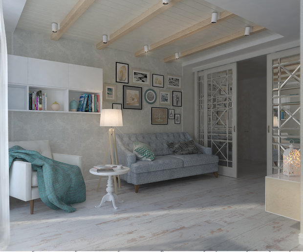 Фото из портфолио Мятный прованс – фотографии дизайна интерьеров на INMYROOM