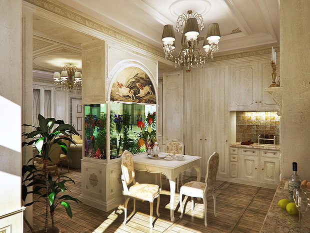 Фото из портфолио Квартира 120 м2 в классике с элементами востока – фотографии дизайна интерьеров на INMYROOM