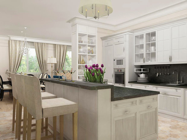 Фото из портфолио Дом в г.Истра – фотографии дизайна интерьеров на INMYROOM