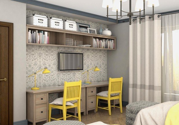 Фото из портфолио Загородный дом в классическом стиле. 2 этаж. – фотографии дизайна интерьеров на INMYROOM