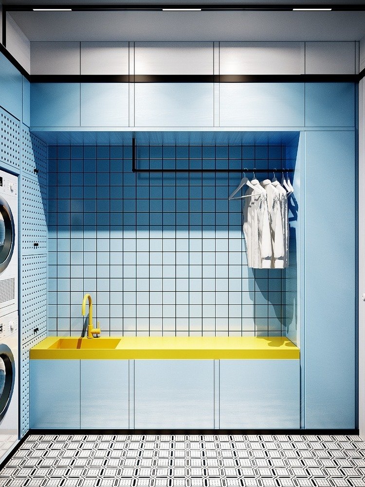 Фотография: Ванная в стиле Современный, Эклектика, Квартира, Проект недели, Estima, Монолитный дом, Дарья Василькова, 3 комнаты, 60-90 метров, Art Group – фото на INMYROOM