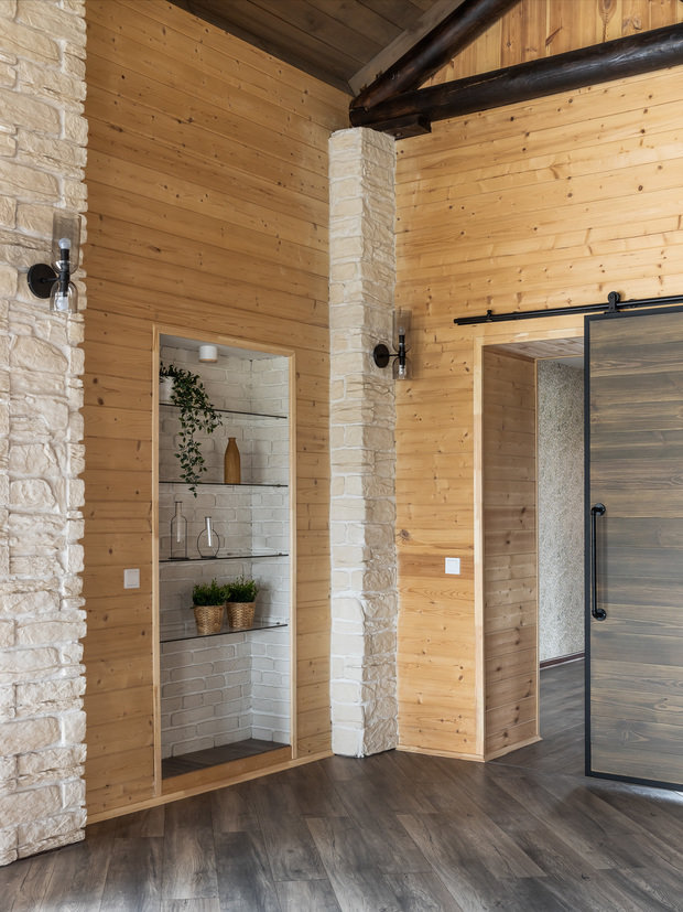 Фотография: Прихожая в стиле Прованс и Кантри, Дом, Проект недели, Дача, Дом и дача, 4 и больше, Более 90 метров, Самарская область, Ольга Бикбова – фото на INMYROOM