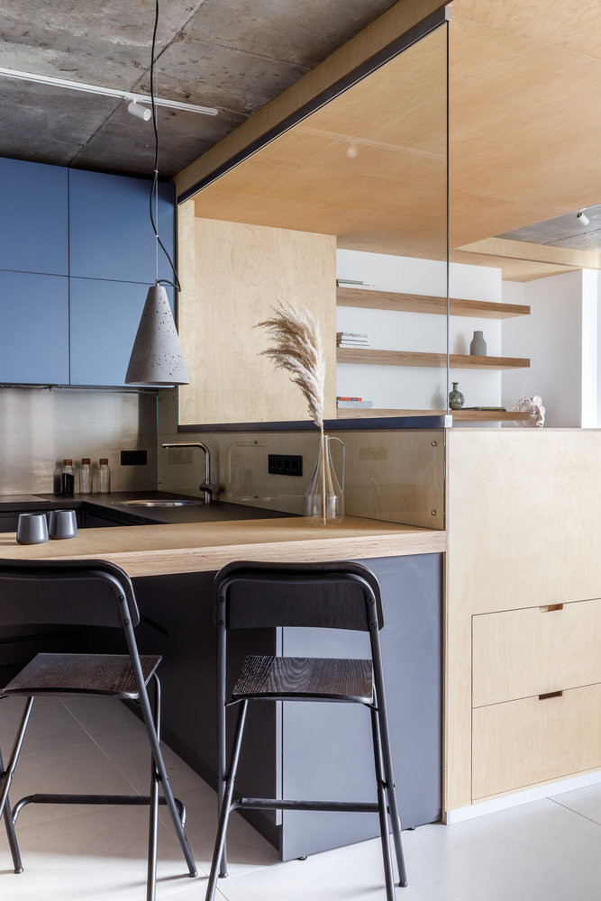 Фотография: Кухня и столовая в стиле Современный, Квартира, Студия, Минимализм, Проект дня, Диана Карнаухова, MakeDesign, Ростов-на-Дону, 40-60 метров, Виктория Лукьянова – фото на INMYROOM Фотография: Кухня и столовая в стиле Современный, Квартира, Студия, Минимализм, Проект дня, Диана Карнаухова, MakeDesign, Ростов-на-Дону, 40-60 метров, Виктория Лукьянова – фото на INMYROOM