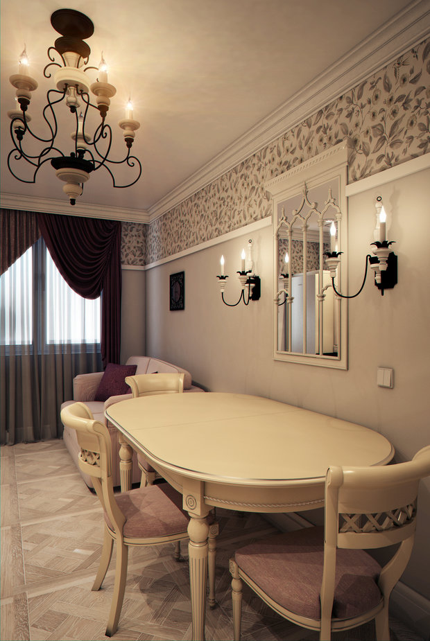 Фотография: Кухня и столовая в стиле Классический, Эклектика, Прованс и Кантри, Квартира, Проект недели – фото на INMYROOM