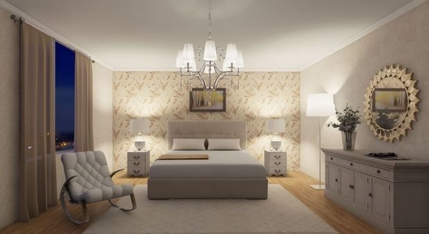 Фото из портфолио Спальня для клиентки из США – фотографии дизайна интерьеров на INMYROOM