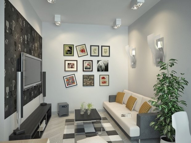 Фото из портфолио ЧЕРНО-БЕЛЫЙ HI-TECH, ЖК САДОВЫЙ – фотографии дизайна интерьеров на INMYROOM