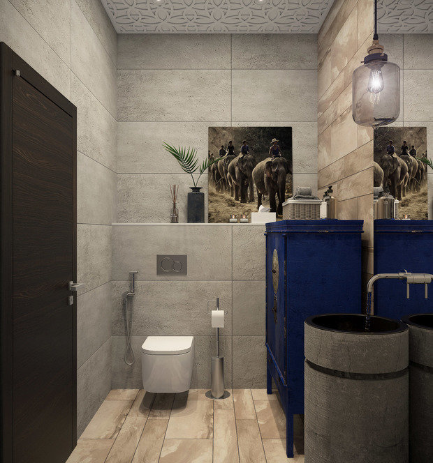 Фото из портфолио Квартира с этническими мотивами – фотографии дизайна интерьеров на INMYROOM