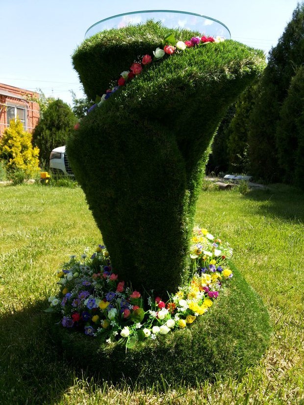 Фото из портфолио Искусственная топиарная мебель. – фотографии дизайна интерьеров на INMYROOM