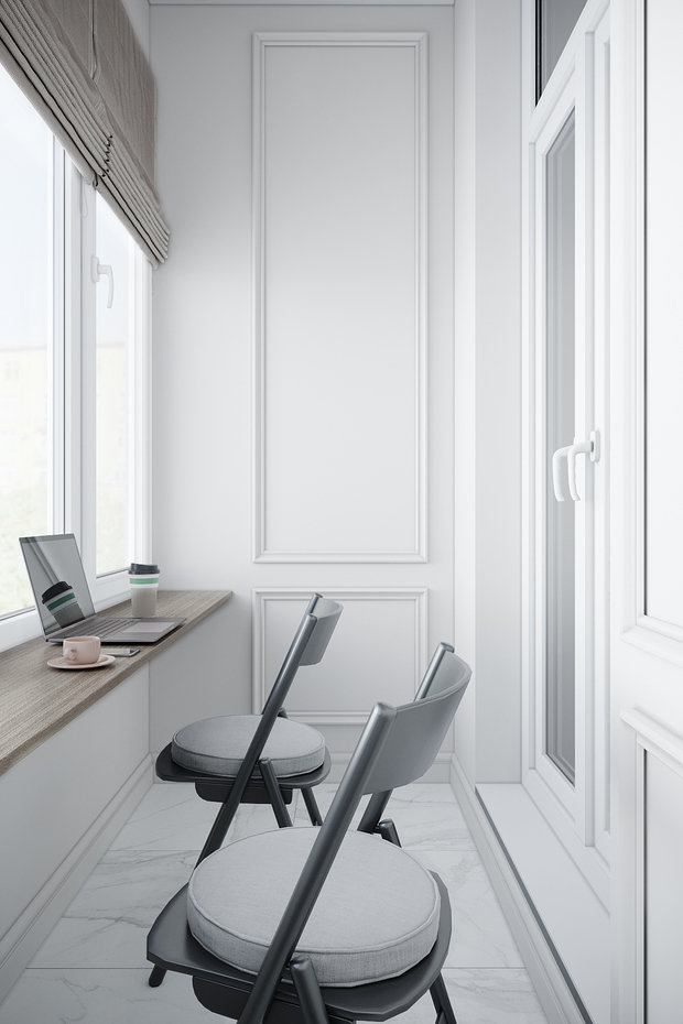 Фото из портфолио Проект и реализация двушки 70 кв.м. в ЖК на Академической – фотографии дизайна интерьеров на INMYROOM