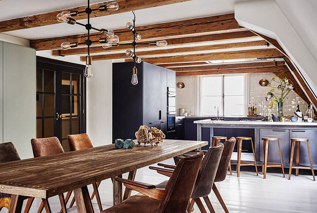Фотография: Кухня и столовая в стиле Лофт, Гостиная, Советы, как оформить интерьер в стиле лофт, как оформить квартиру в стиле лофт, Леруа Мерлен, Leroy Merlin, IN MY BOX, Анна Показаньева – фото на INMYROOM