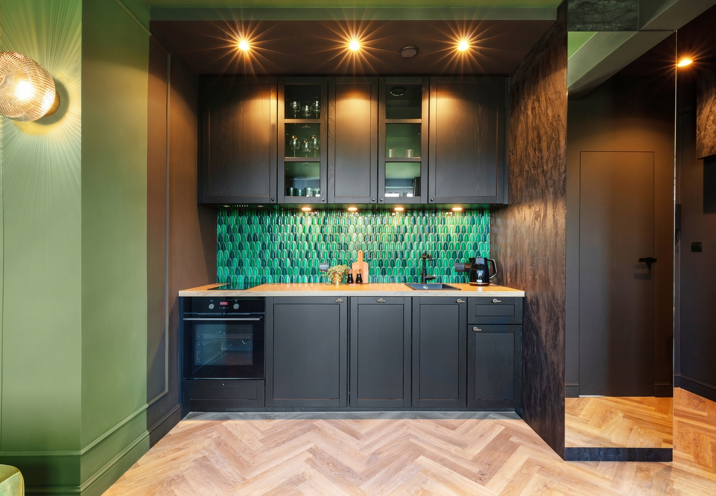 Фото из портфолио ЖК "Новый Дом". "Зеленая квартира", 65 кв. м – фотографии дизайна интерьеров на INMYROOM Фото из портфолио ЖК "Новый Дом". "Зеленая квартира", 65 кв. м – фотографии дизайна интерьеров на INMYROOM