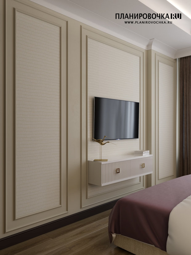 Фото из портфолио ЖК "Ясный", Спальня 12,6 м2 – фотографии дизайна интерьеров на INMYROOM