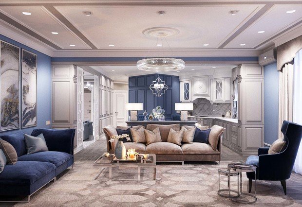 Фото из портфолио Американская классика в Сибири – фотографии дизайна интерьеров на INMYROOM