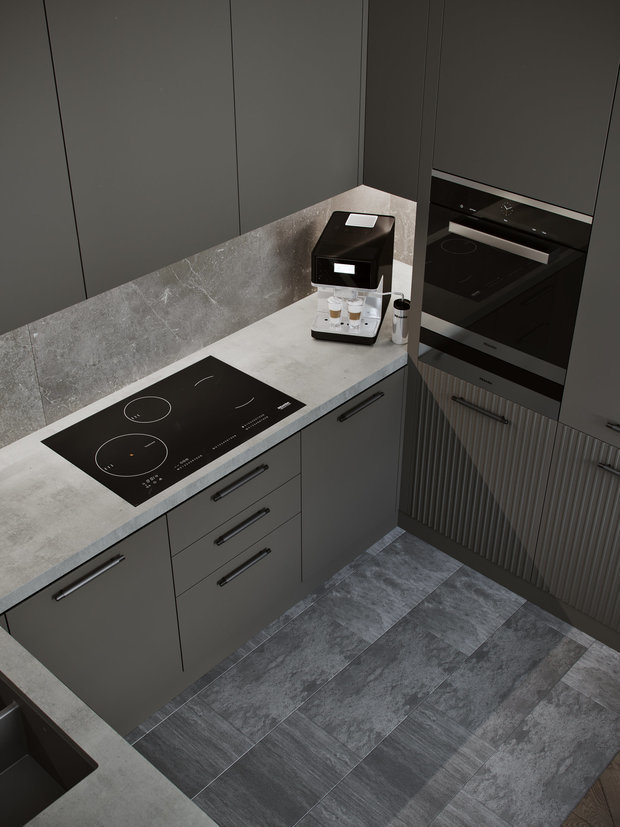 Фотография: Кухня и столовая в стиле Современный, Минимализм, Miele, Гид, G7000 – фото на INMYROOM